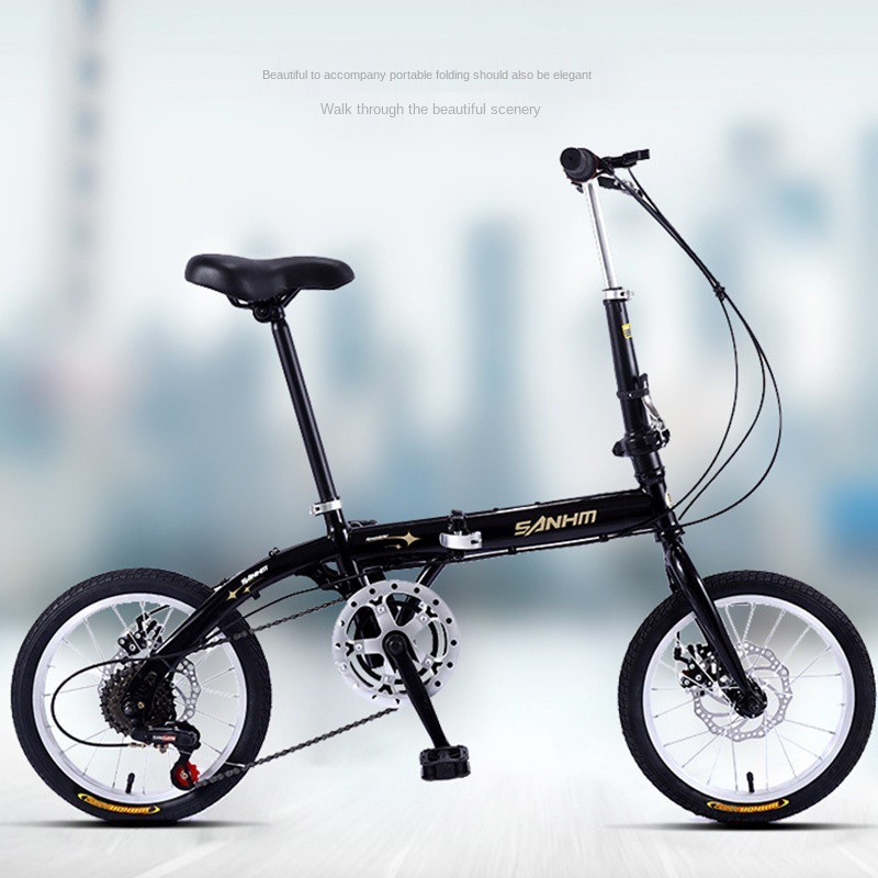 [15 Days Delivery] 16" Sanhm Folding Bike 16 inch foldie bike foldable