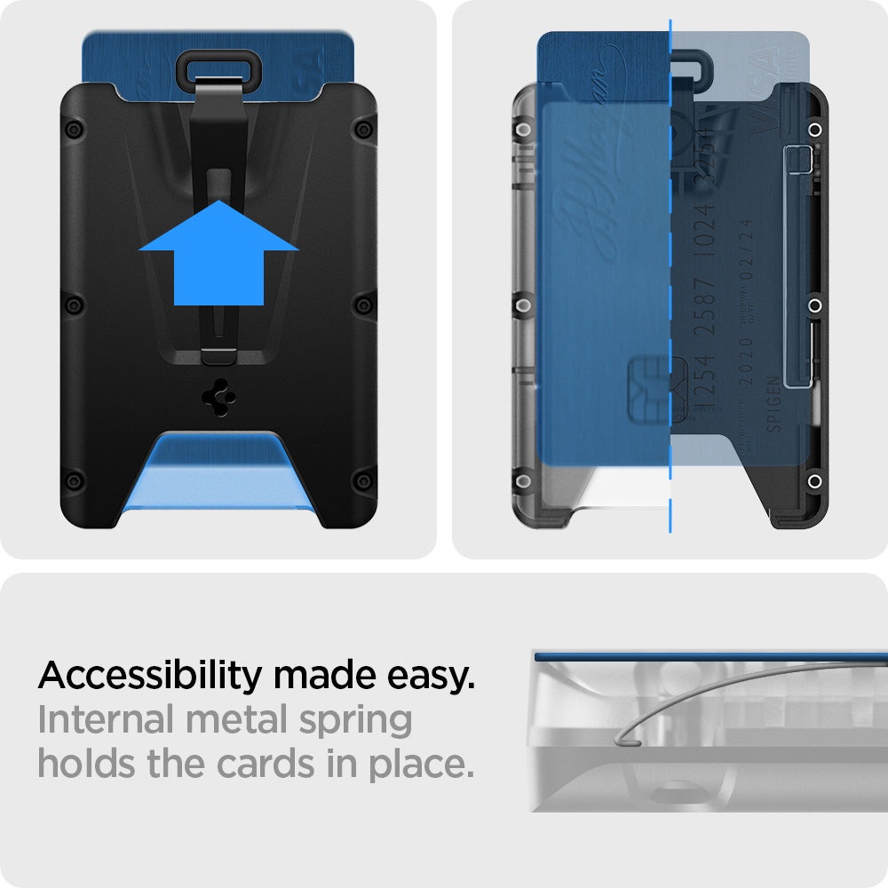 SPIGEN ID Card Holder Universal Badge Holder Card Wallet Dompet Kartu - Gambar 3