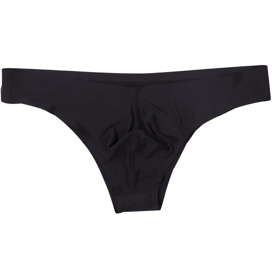 Underwear ice silk Seamless Bikini briefs Men's Low waist slim ...