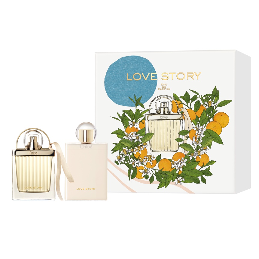 adc Chloe Love Story Set Eau De Parfum 50ml Body Lotion 100ml Shopee Singapore