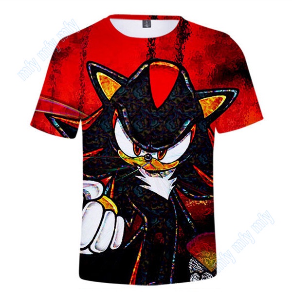 Sonic The Hedgehog T Shirt For Unisex Adults Teens Adult Size Shopee Singapore