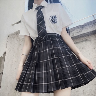 Juniors School Uniform Pleated Skirt Black Poly/Wool - Engelic Uniforms