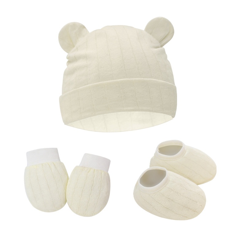 Asda Baby Hat And Scratch Mittens Dudu Set Baby Anti Scratching