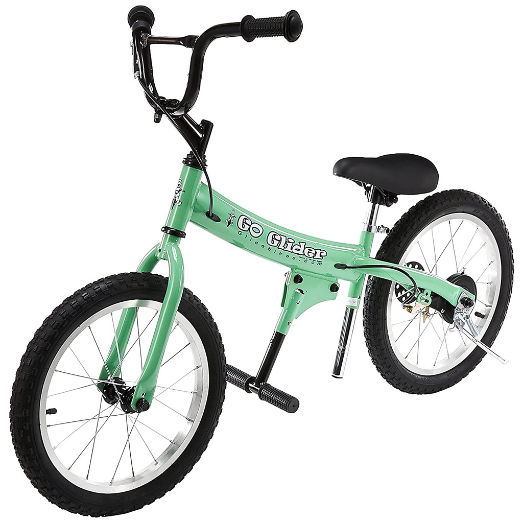 Glide Bikes Kid s Go Glider Balance Bike Green 16 Inch Shopee Singapore