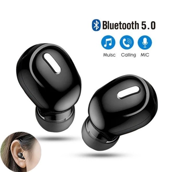 Single earphone with microphone clearance
