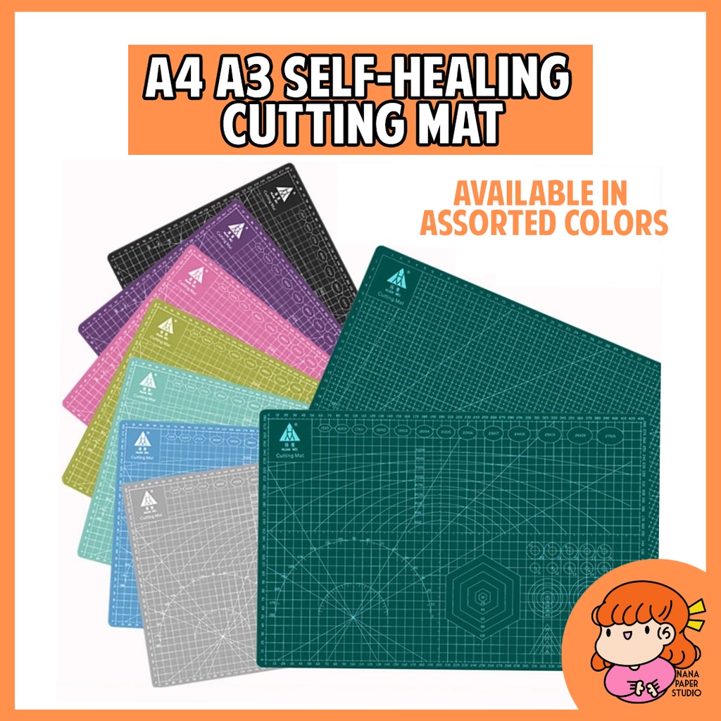 Cutting Mat A3 A4 A5 Pvc Patchwork Cut Pad A3 Patchwork Tools Manual Diy  Tool Cutting Board Double-sided Self-healing Pink Color - Cutting Mats -  AliExpress