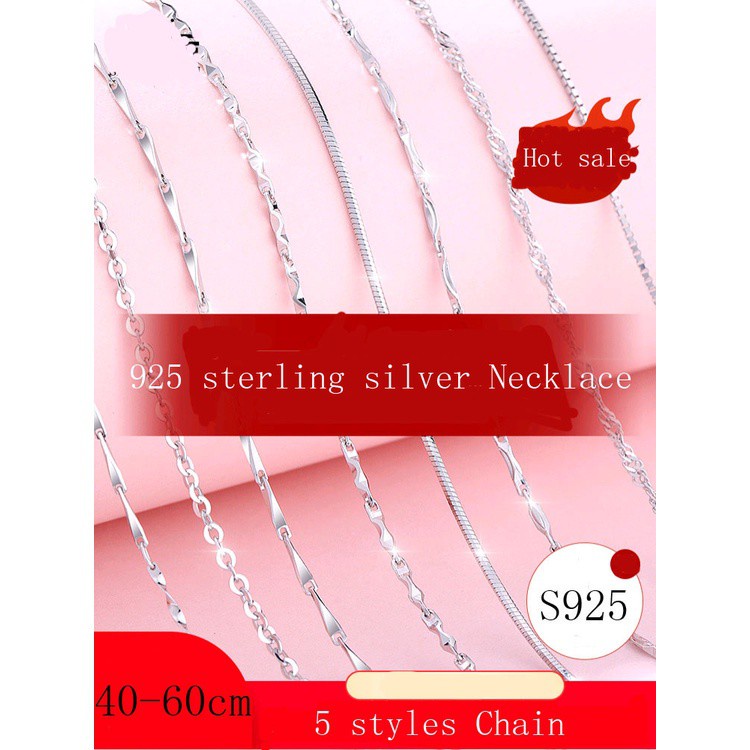 Real silver clearance chains for sale