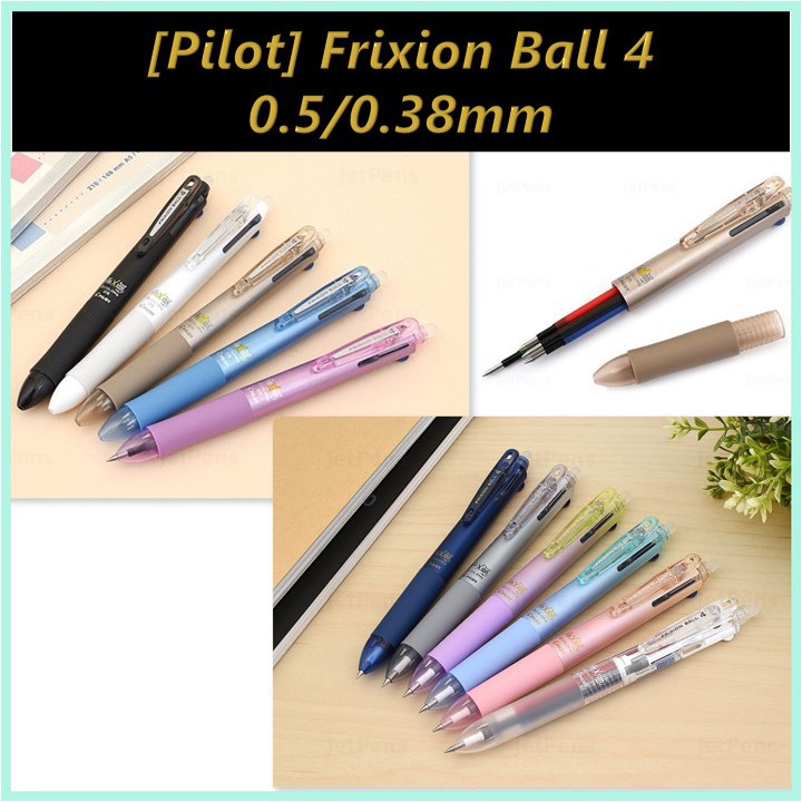 Pilot Frixion Ball 4 Colour Multi Pen 0.5/0.38mm | Shopee Singapore