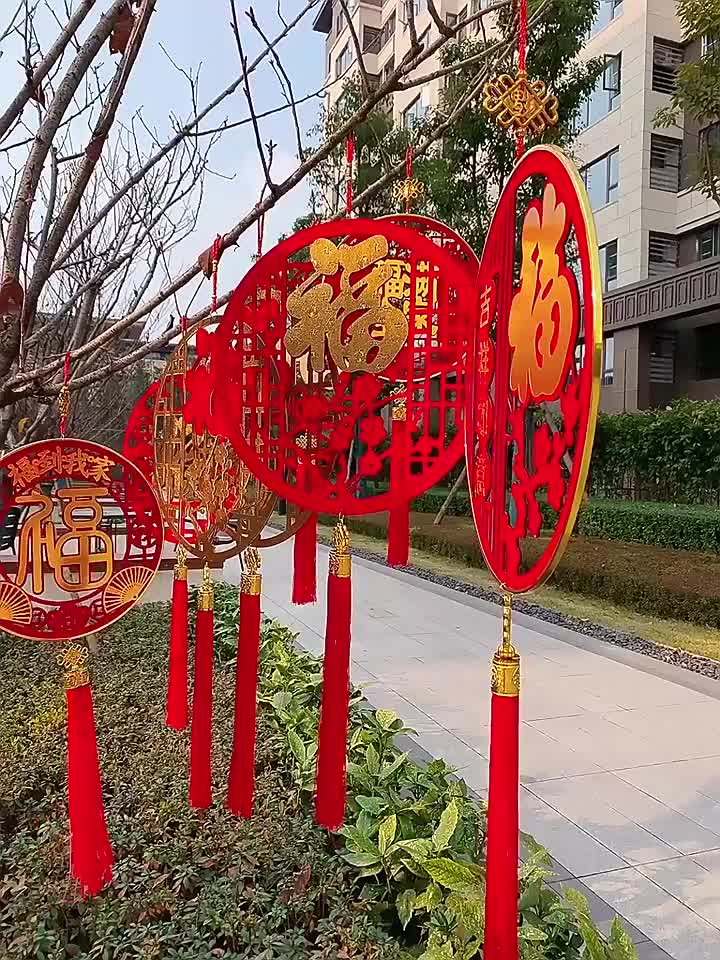 [IParty Mart] 🧧🎉 3D Large Lucky Pendants Chinese New Year CNY Spring ...