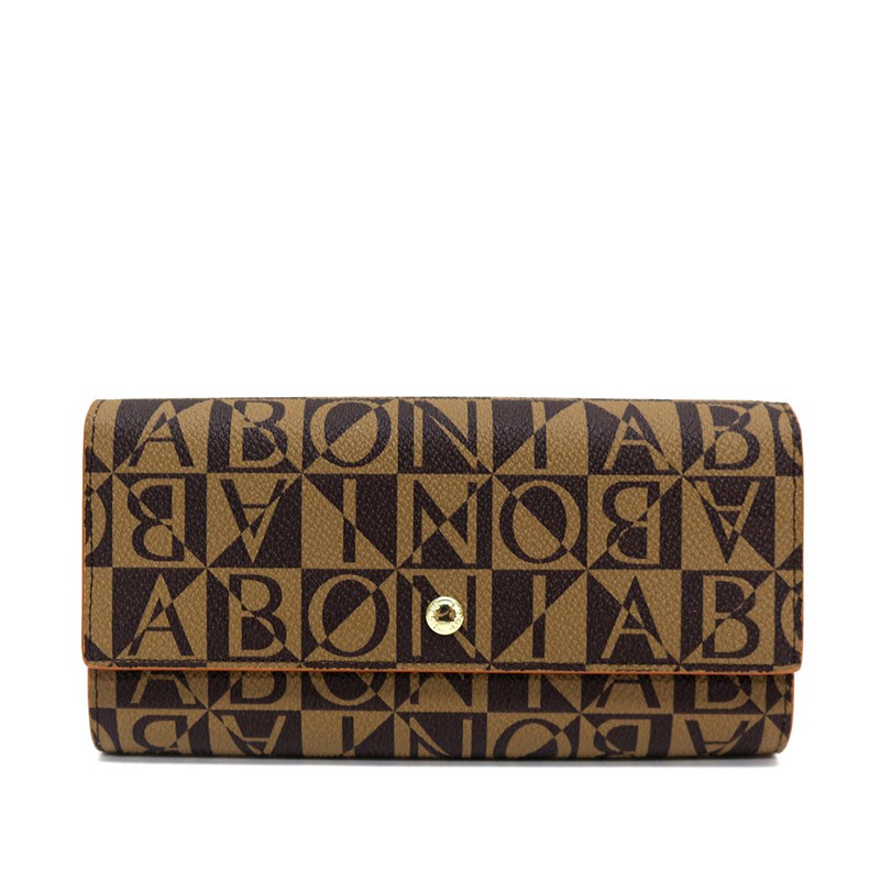 Bonia Monogram Long 3-Fold Wallet 8522-502