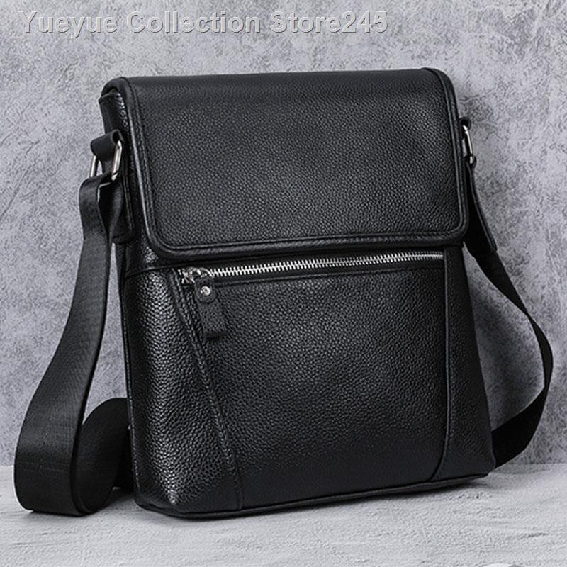 Male BaoChao☃Leather shoulder bag men s business casual trendy ...