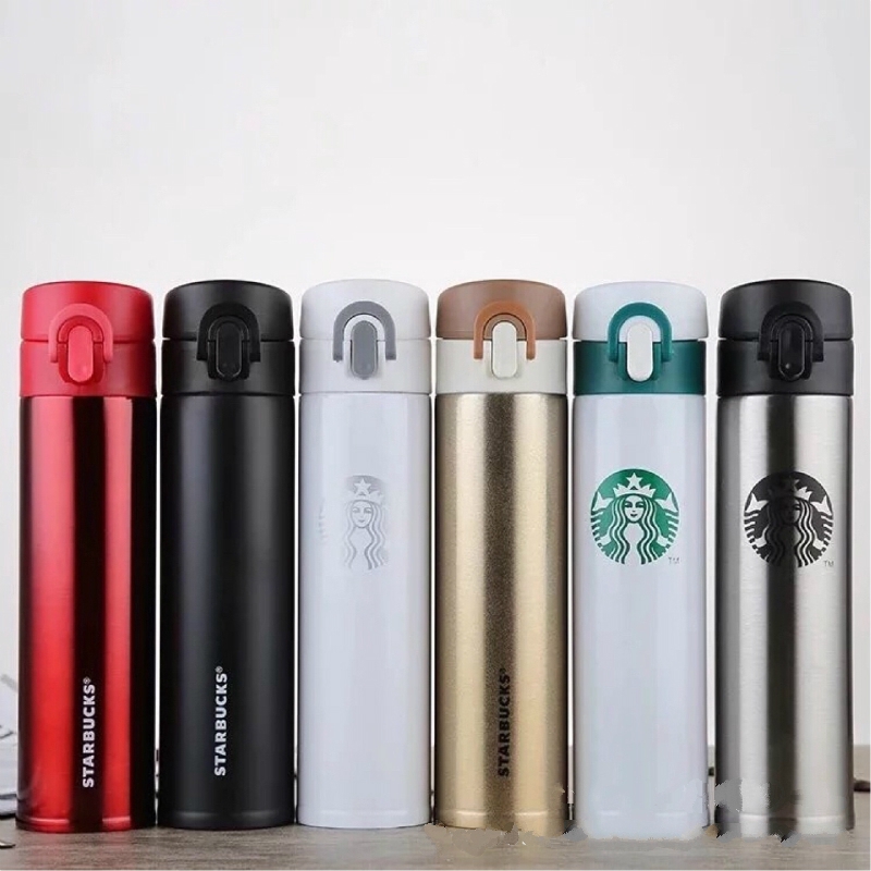 Mug Vaccum Thermal Insulated 400ml Starbucks Leakproof Thermos Vacuum
