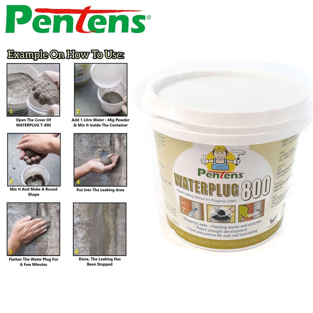 Waterproof Water Plug Cement Leaking For Crack Joint Hole Wall , RC ...