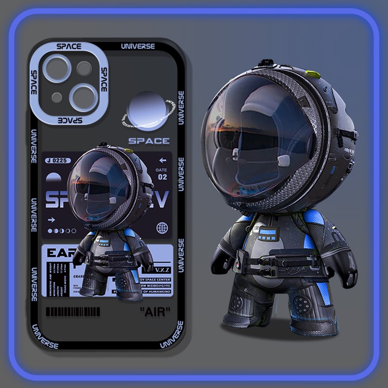2022 New Style Street Wear Astronaut Influencer Hot-Selling TPU Transparent Angel Eyes Suitable For iPhone 14 Pro Max Mini 13 12 11 XS XR X 8 7 Plus 6S 6 SE