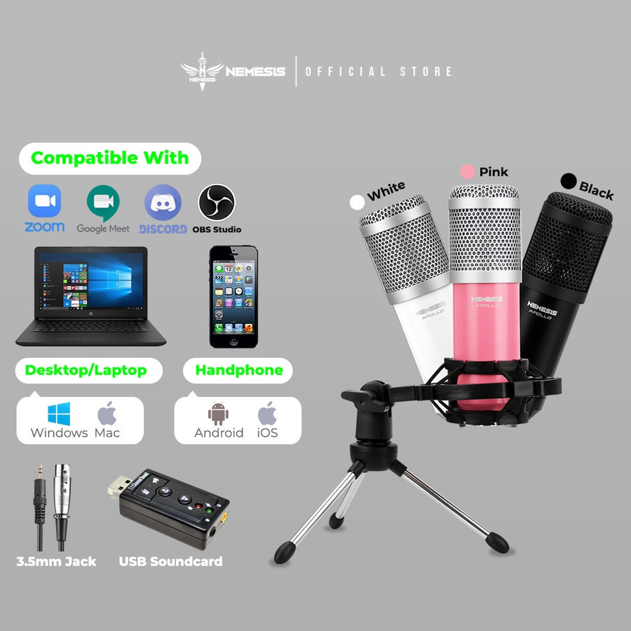 NYK Nemesis MCA-06 / MCA06 Apollo Condenser Microphone - Gambar 2