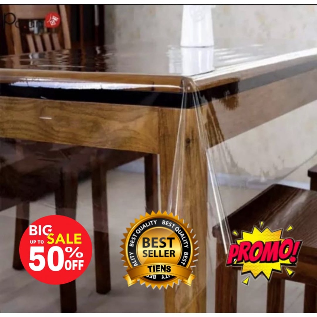 50 Transparent Tablecloth Thick Clear pvc Tablecloth Waterproof