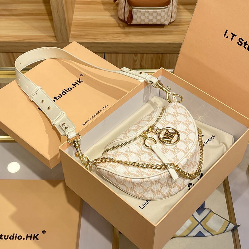 Chain Bag Women’s Bag Sling Bags Premium Elegant Ladies Fashion PU Shoulder Bag Large Capacity Makeup Bag