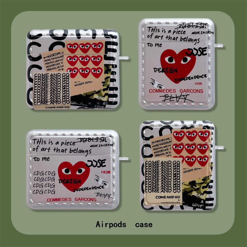 Airpods case Rei Kawakubo gen gen pro soft casing Portable For