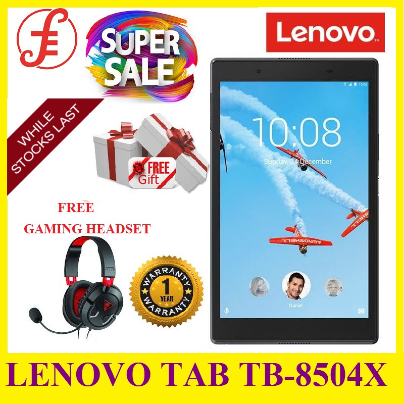 LENOVO TAB TB-8504X ZA2D0089SG 8.0 INCH ANDROID TABLET TAB4 8 | Shopee ...
