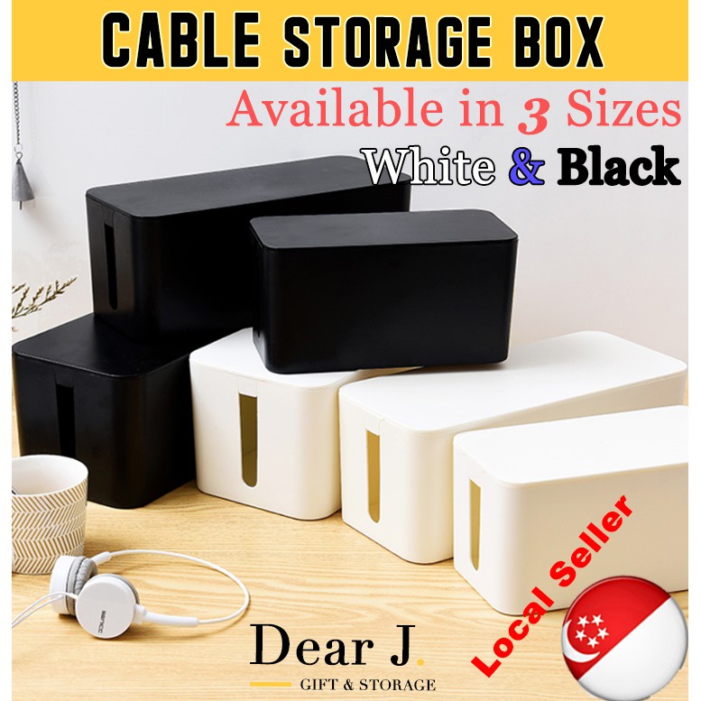 Cable Storage Box Organizer Cable Box Management Computer Wire Clean ...
