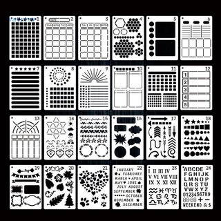 18 Pcs Planner Stencils, Letter Stencils and Numbers, Journal Kit Stencil  Set, Lettering Alphabet Stencils, Bullet Journaling Stencils Planner  Accessories for Daily/Weekly/Monthly Calendars : : Home & Kitchen