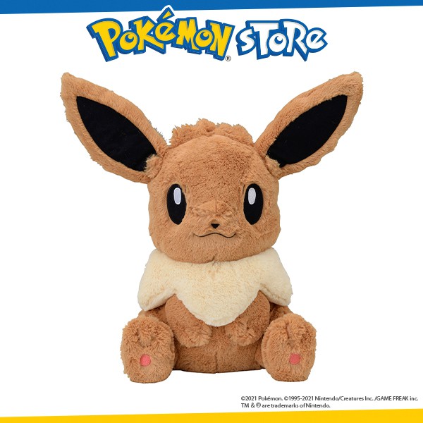 Pokemon Center Original Big Fluffy Soft Toy Eevee Shopee Singapore