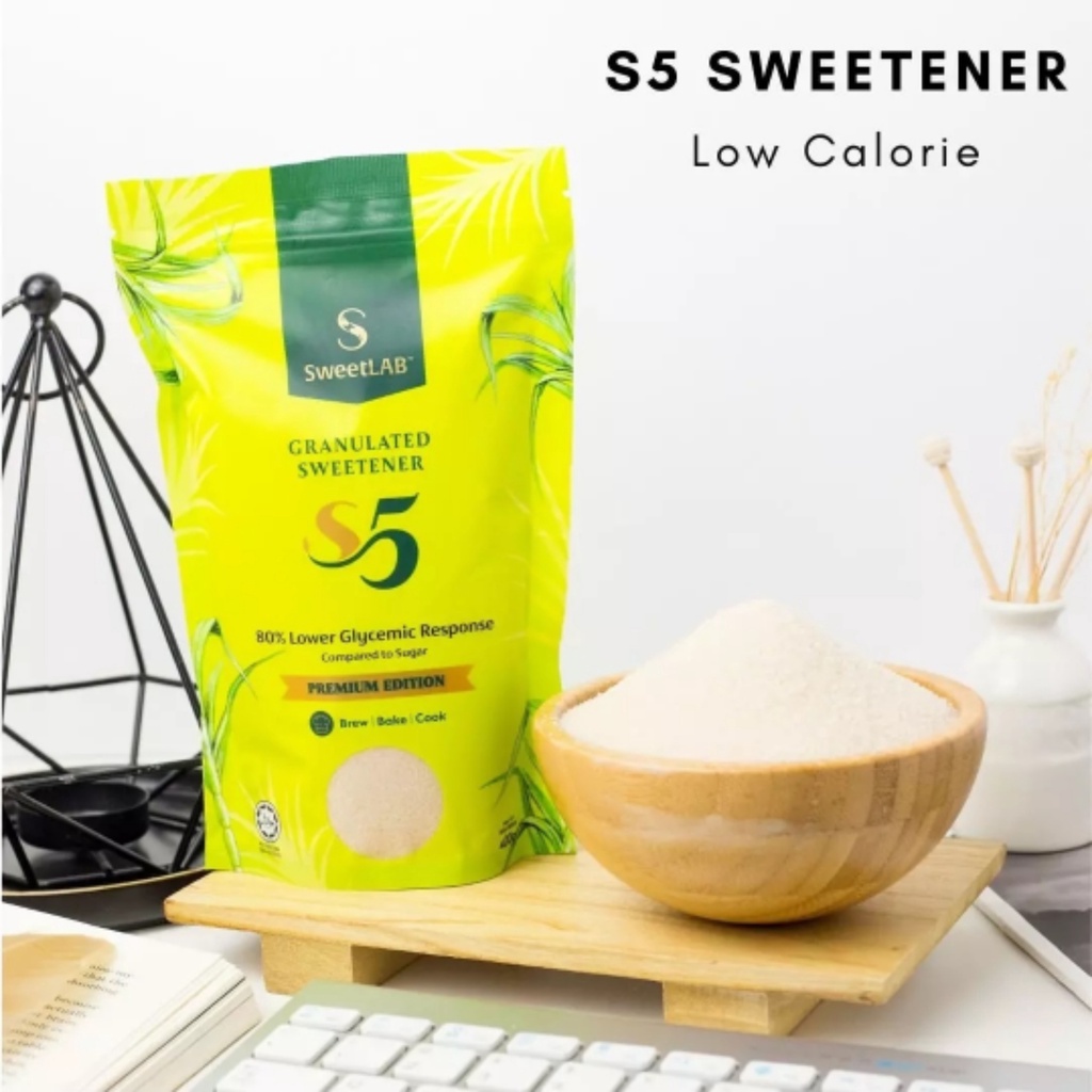 SWEETLAB S5 Granulated Sweetener (400g) Calorie Replacement Sugar ...