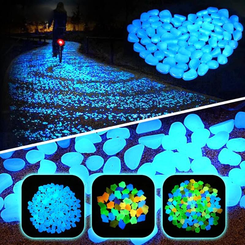 500 Pierres Lumineuses Uxcell – 8-10mm – Orange – Déco Jardin, Aquarium, Vase – Lueur Dans Le Noir