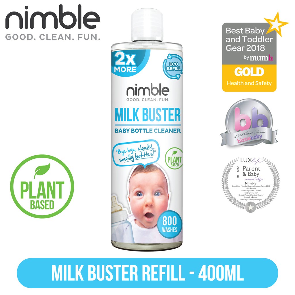 Nimble milk buster baby best sale bottle cleaner