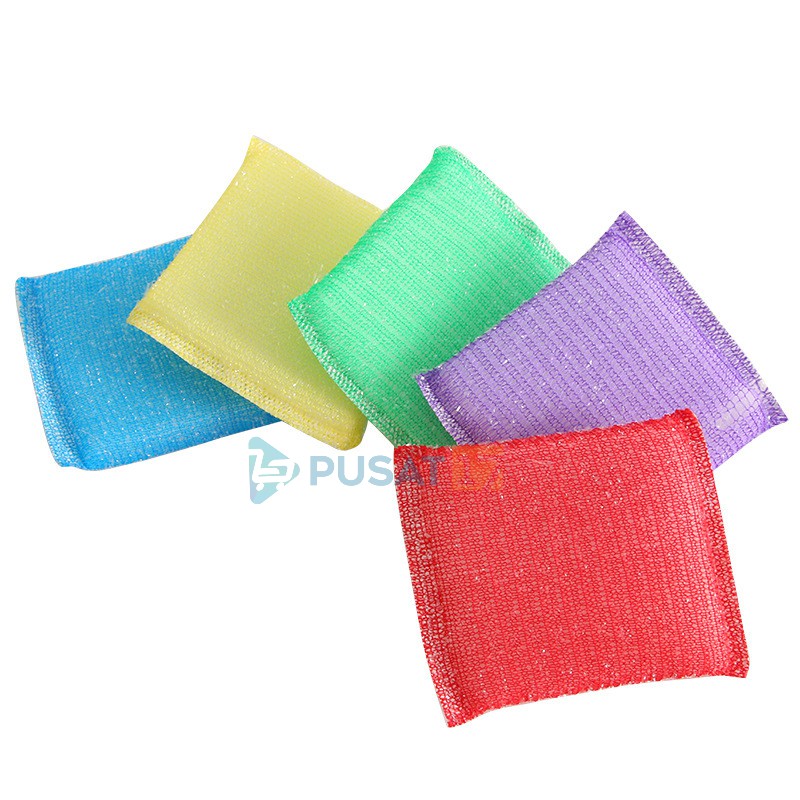 SPON CUCI PIRING ISI 4PCS SERBAGUNA / SPONGE CUCI PIRING / SPONS CUCI PIRING SABUT BUSA CUCI PIRING - Gambar 3