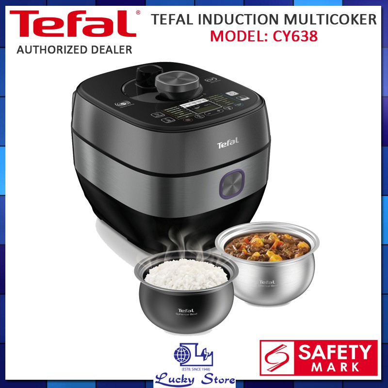 Tefal Eco Sensor 5-Security Stainless Steel Pressure Cooker (4.5L)  Dishwasher Safe Silver