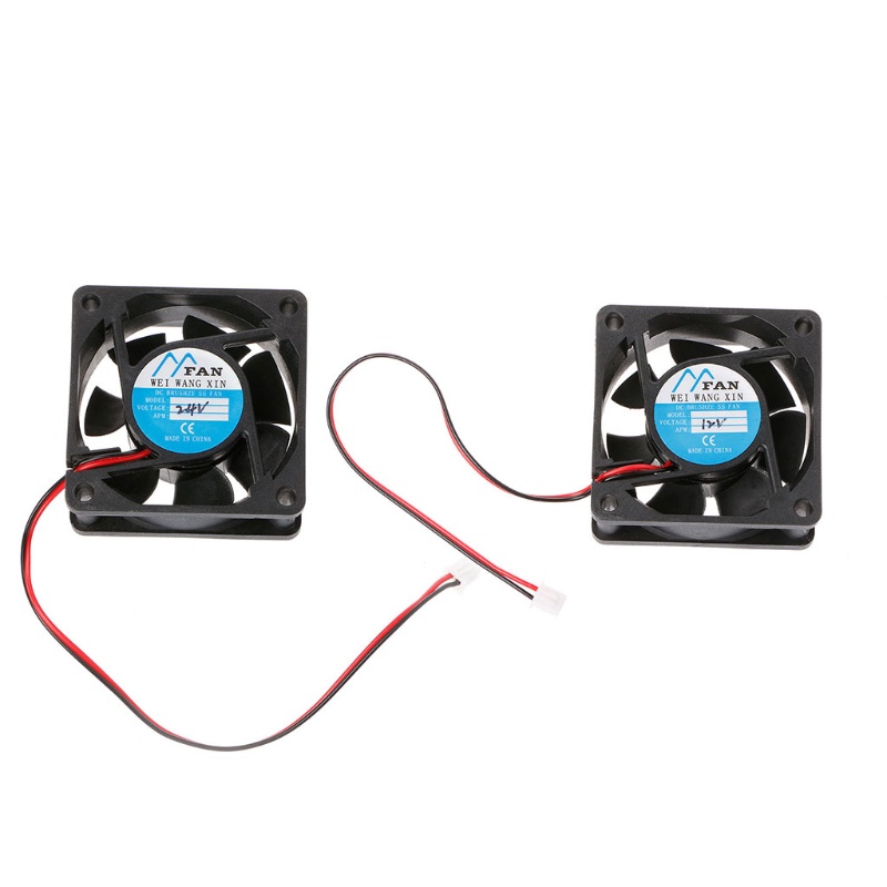 60mm×60mm×25mm DC 12V 24V 2-Pin Cooler Brushless PC CPU Case Cooling ...