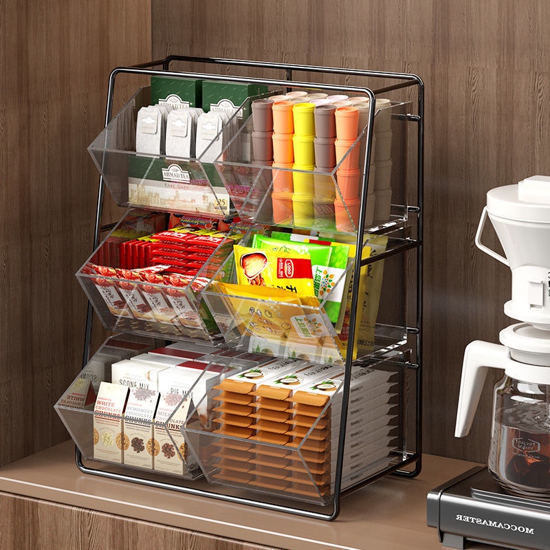 YSSH Tea Bag Storage Box Coffee Capsule Storage Office Milk ball ...
