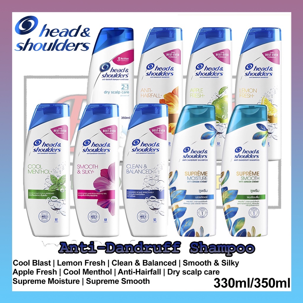 Head & Shoulders Shampoo 330ml / 350ml | Shopee Singapore