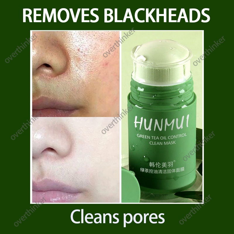 Green Mask Stick Tea Deep Cleansing Smear Moisturizing Blackhead