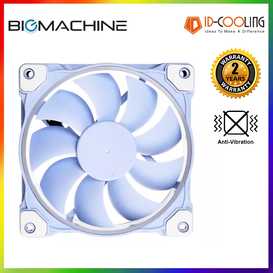ID-COOLING ZF-12025 12V DC PWM Cooling Fan Desktop PC Chassis Cooler ...