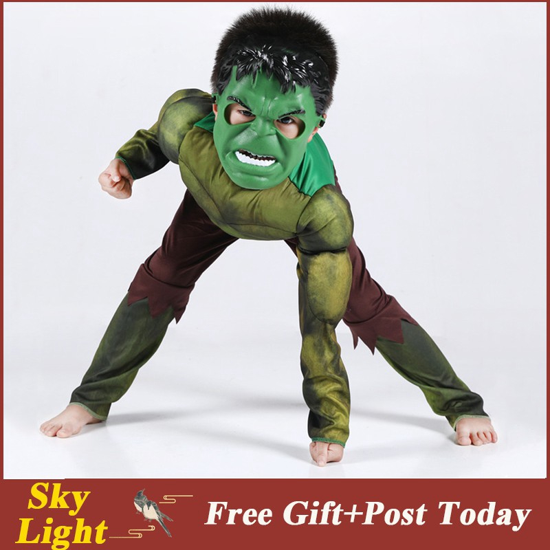 Kids hulk fancy dress best sale