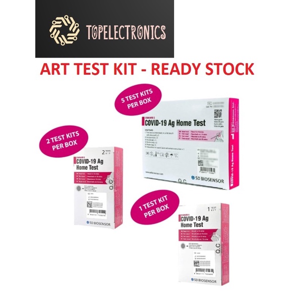 ART Test Kit SD BIOSENSOR Standard Q Covid19 Antigen Self Test (ART