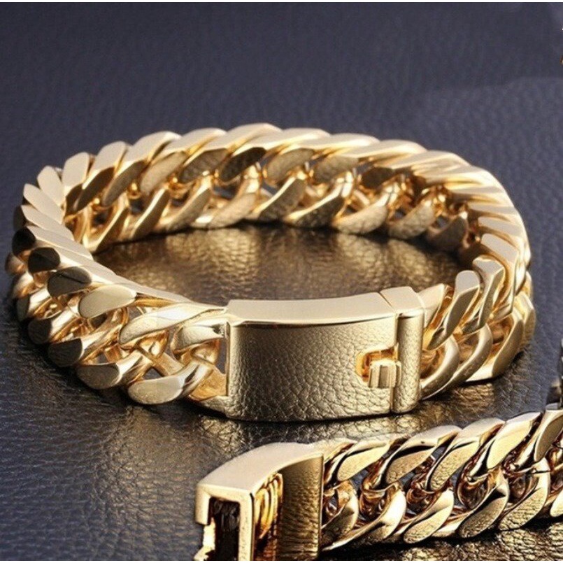 Mens gold sale plated jewelry