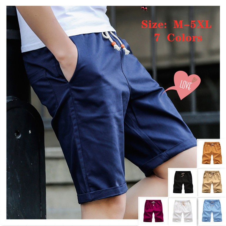 Mens cotton summer on sale shorts