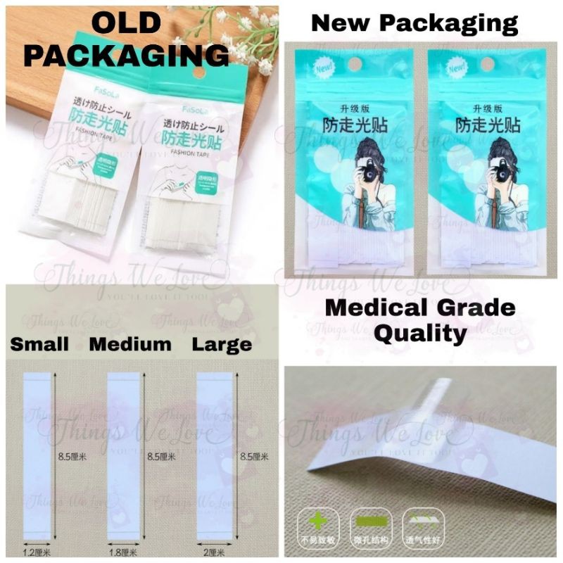 [SG-FREE🚚] 36 Pcs Hollywood Fashion Tapes Anti Exposure Dress Clothes ...