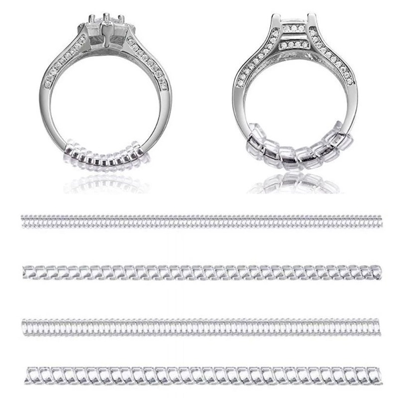 Invisible Spiral Based Ring Sizer Adjuster Guard Insert Tightener ...