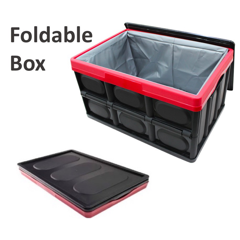 【SG Local Stock】Foldable Plastic Boxes Toy Storage Bins Collapsible