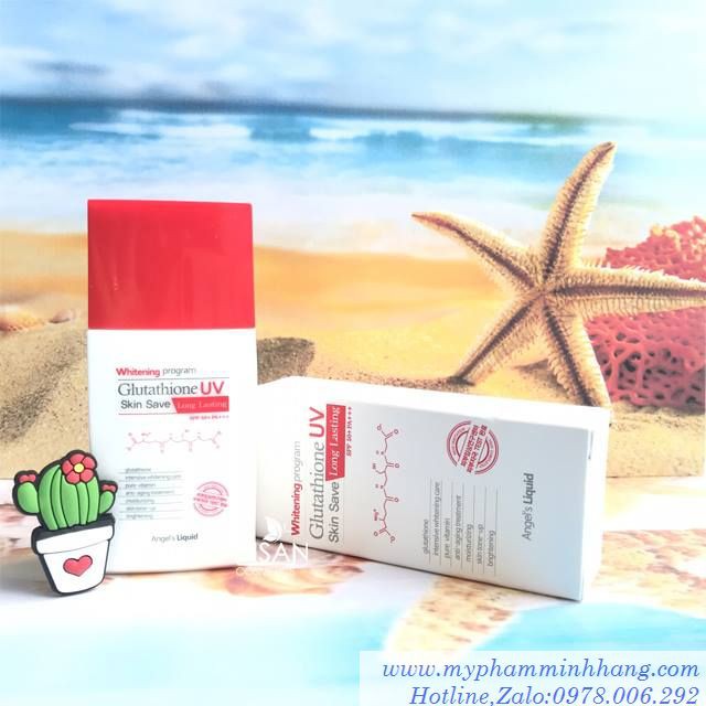 Angel's LIQUID WHITENING PROGRAM GLUTATHIONE UV SKIN SAVE LONG LASTING ...