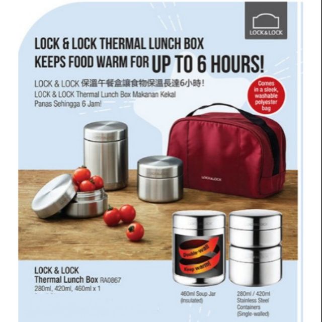 Lock and lock store thermal lunch box