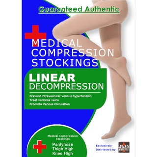 S-5XL Plus Size 34-46mmHg Medical Compression Pantyhose Elastic Nursing  Varicose Veins Socks Class 3