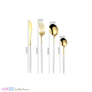 Gold and hot sale silver cutlery