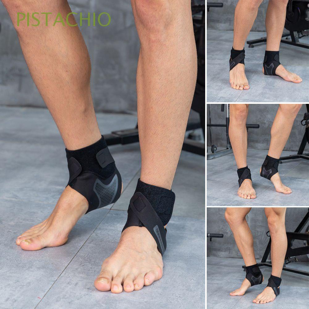 1PC/1 Pair Basketball Ankle Support Brace Sports Safety Anti Sprain Elastic Ankle Brace Heel Wrap Guard Band Foot Protection Bandage Running Unisex Adjustable Ankle Wrap