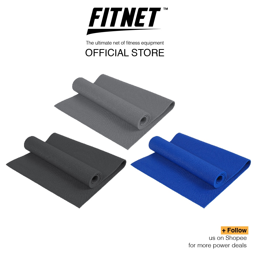 PVC Yoga Mat 6mm for Yoga and Workouts Shopee Singapore