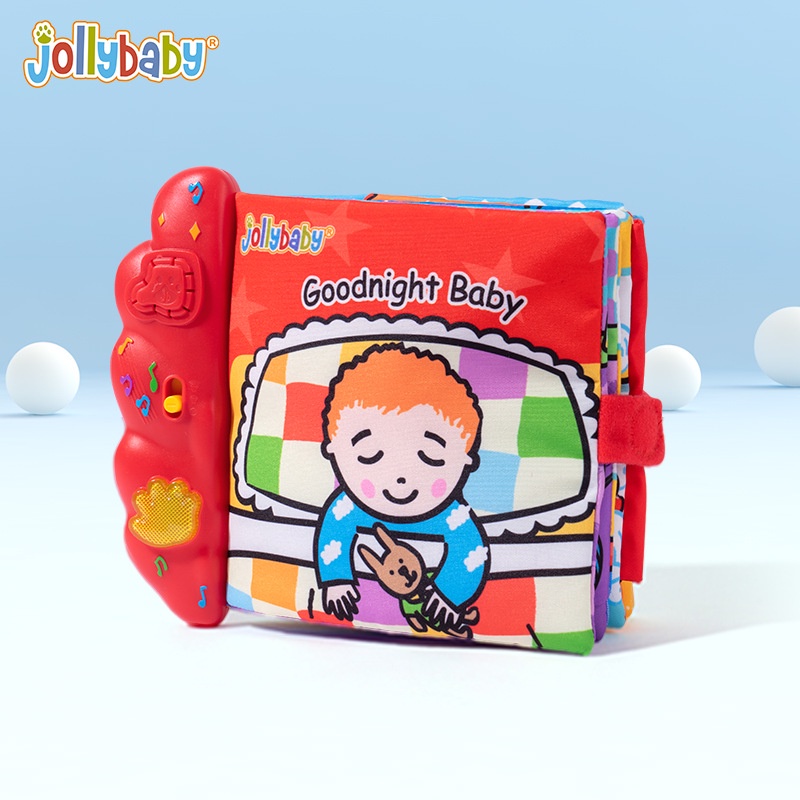 Jollybaby Baby Infant Early Development Cloth Book Take Along